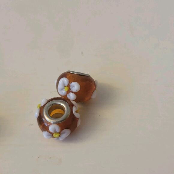 Bracelets Lot Womans/Girls Beads Murano Charms Silver Colors Bold Gifts for Her - Picture 6 of 8